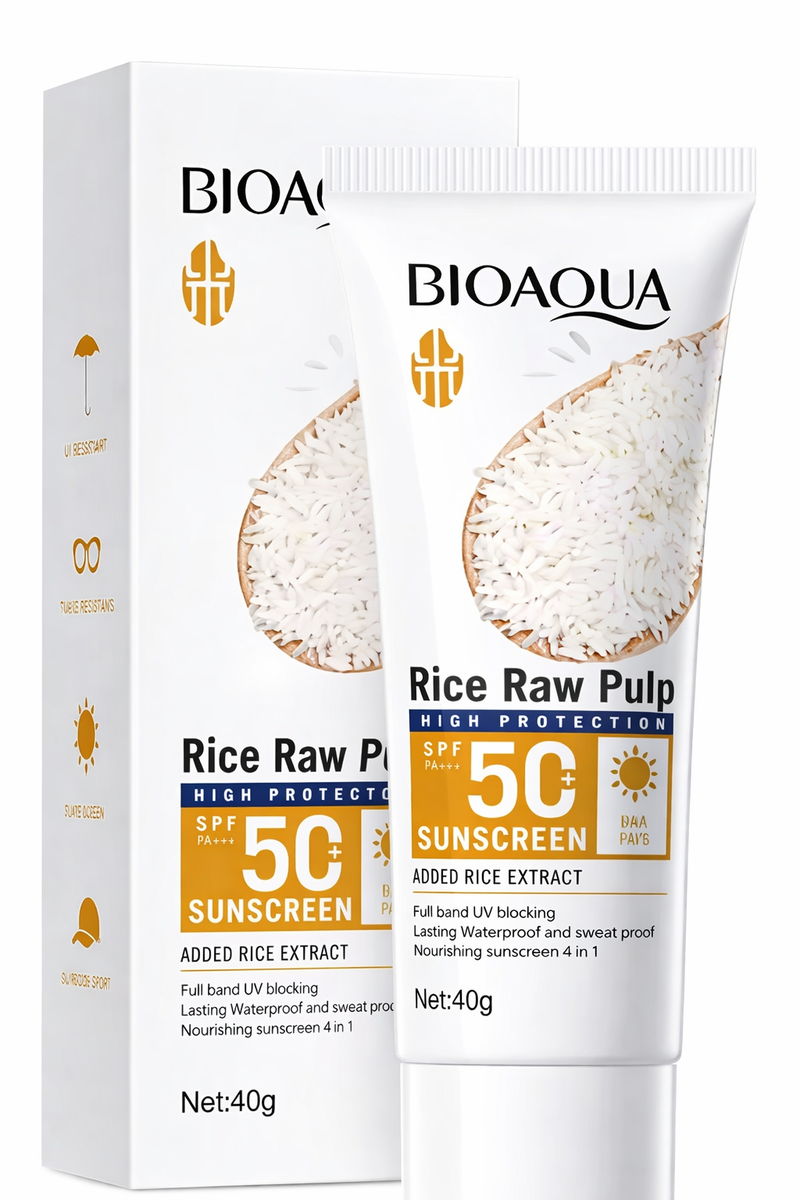 Protector Solar Bioaqua Rice Raw Pulp